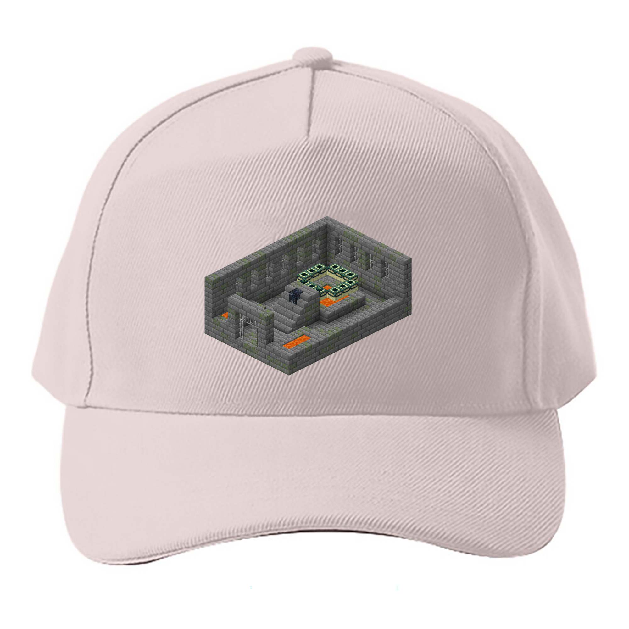 （画像用） マインクラフト ブロックの世界 Minecraft MC Block world ベースボールキャップ 綿100％ 男女兼用 帽子 スポーツ